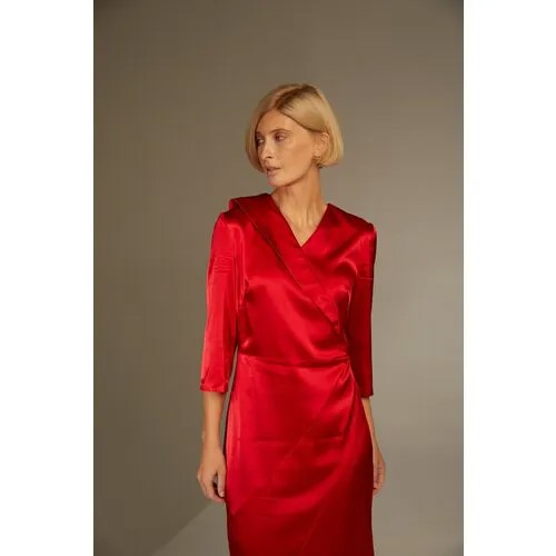 Платье Olga Skazkina, размер 48, красный