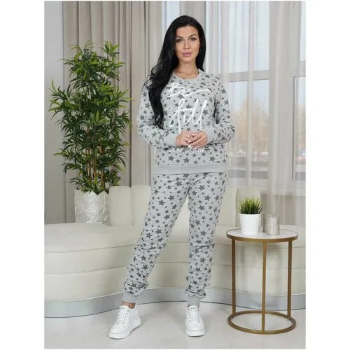 Комплект LOVETEX.STORE, размер 54, серый