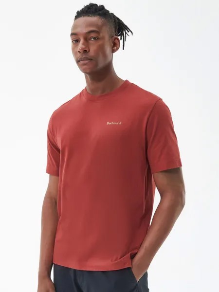 Футболка Barbour Swift, красно-коричневый