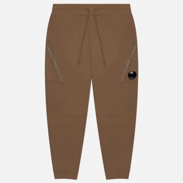 Мужские брюки C.P. Company Diagonal Raised Fleece Tapered Leg коричневый, Размер XL