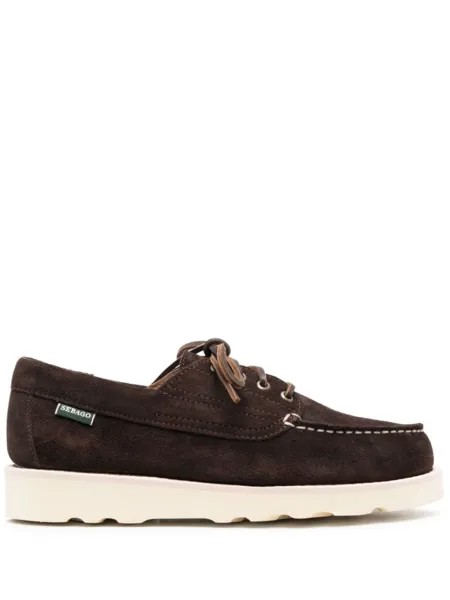 Sebago топсайдеры на шнуровке, коричневый