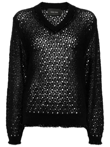 Simone Rocha джемпер Tinsel, черный