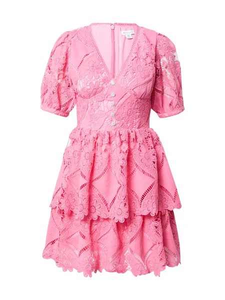 Рубашка-платье Warehouse, светло-розовый