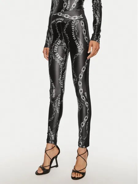 Узкие леггинсы Versace Jeans Couture, черный