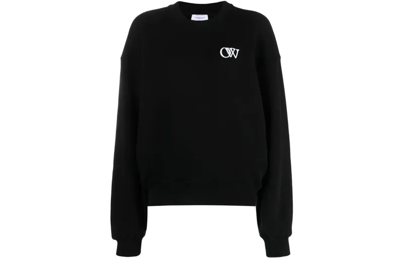 OFF-WHITE Женская толстовка, цвет Black