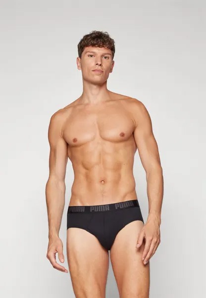 Трусы Men Everyday Brief 2 Pack Puma, черные