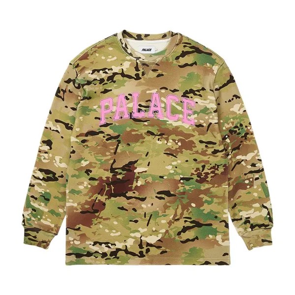 Лонгслив Palace Waffle Long-Sleeve, разноцветный