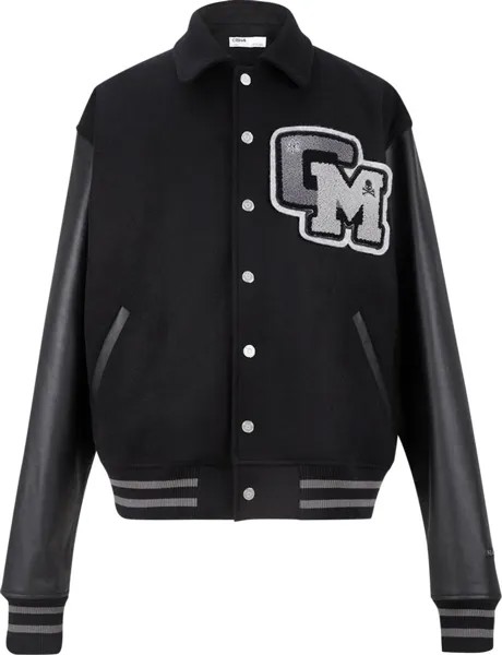 Куртка C2H4 x Mastermind Japan C-Mastermind Applique Baseball Jacket 'Black', черный