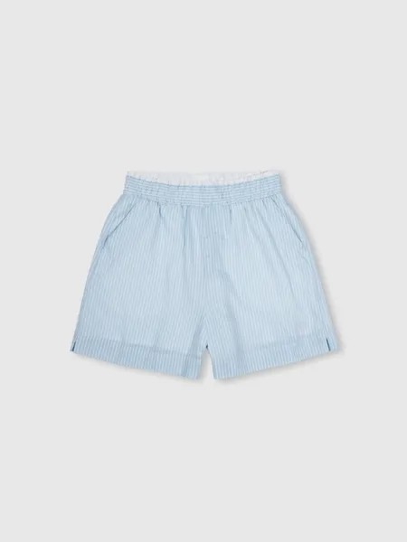 Шорты женские Gap в тонкую полоску, синий