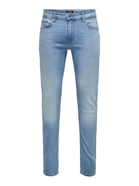 Джинсы ONLY Slim Fit Hose Stretch Denim Pants ONSLOOM, светло синий