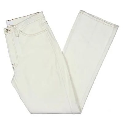 Мужские прямые джинсы Frame Le Italian цвета слоновой кости со средней посадкой 34 BHFO 9660