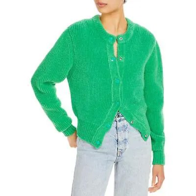 Женский зеленый кардиган на пуговицах T by Alexander Wang, куртка-свитер M BHFO 2350