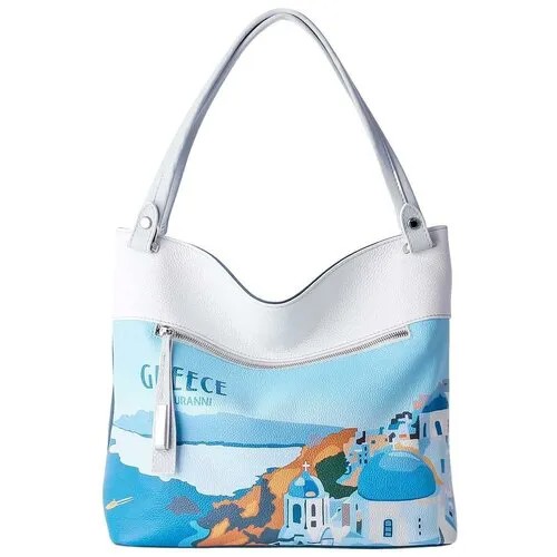 Женская сумка-хобо на плечо CURANNI с принтом Греция