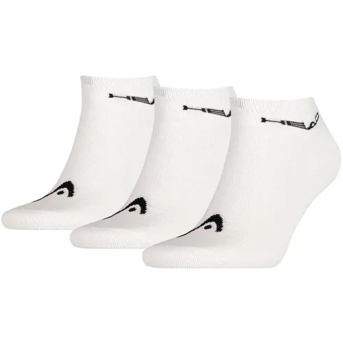 Носки спортивные HEAD Socks Sneaker Tennis x3, White, 39/42