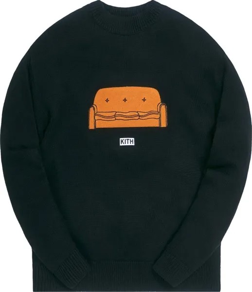 Свитер Kith For The Simpsons Couch Intarsia Sweater 'Black', черный