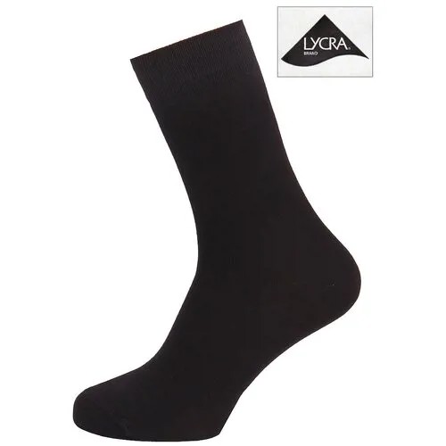 Мужские носки GREG, 5 пар, 5 уп., размер 39-41, черный