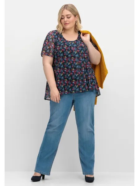 Джинсы sheego Gerade, цвет blue Denim