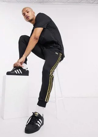 Черные джоггеры adidas Originals superstar 24K-Черный