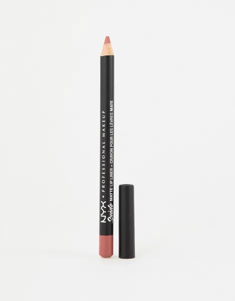 Матовые подводки для губ NYX Professional Makeup Suede (Brunch Me)-Розовый