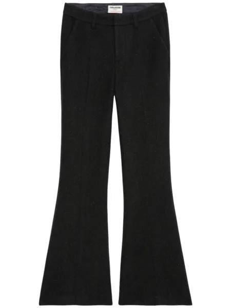 Zadig&Voltaire расклешенные брюки Prevy, черный
