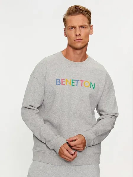 Толстовка обычного кроя United Colors Of Benetton, серый