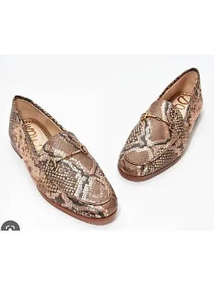 SAM EDELMAN Женские Бежевые Кожаные Мокасины без шнуровки с круглым носком SAM EDELMAN 9 M