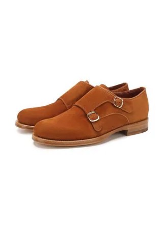 Замшевые монки Santoni