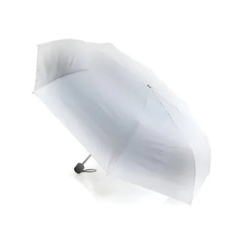 Зонт SUCK UK, механика, 3 сложения, купол 100 см., 8 спиц, чехол в комплекте, серый