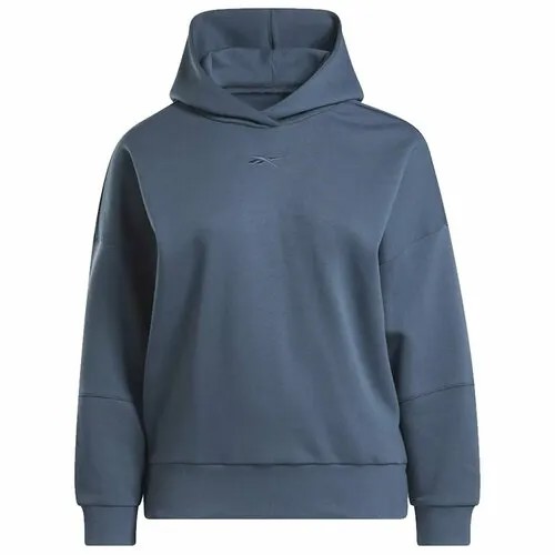 Худи Reebok LUX OVERSIZED HOODIE IN, размер 1X, , синий
