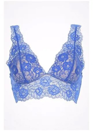 Бюстгальтер Innamore Basic Lace, размер 4(46), indigo