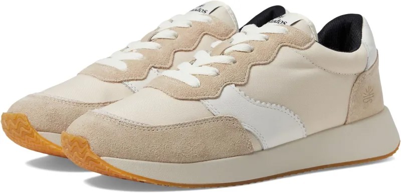 Кроссовки Paradiso Retro Sneaker Soludos, цвет White/Sand