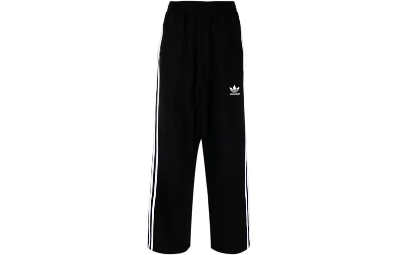 Balenciaga Женские Трикотажные Спортивные Штаны, цвет Black
