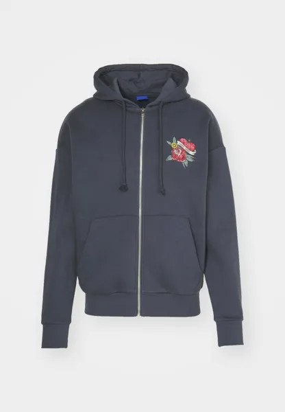 Толстовка на молнии JOREAGLE SKULL ZIP HOOD UNISEX Jack & Jones, синий