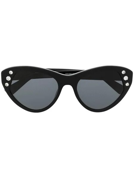 Moschino Eyewear солнцезащитные очки в круглой оправе