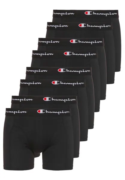 Боксеры Champion Boxershorts 8pk Boxer, черный