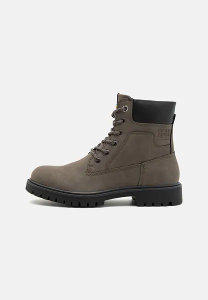 Ботильоны на шнуровке Jfwfinius Boot Jack & Jones, цвет castlerock