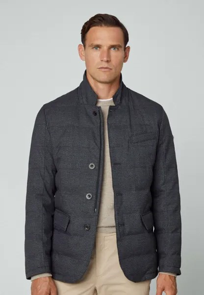 Куртка межсезонная Hackett London Outdoor Jacket Down Ptooth Blazer Hackett London, цвет charcoal grey