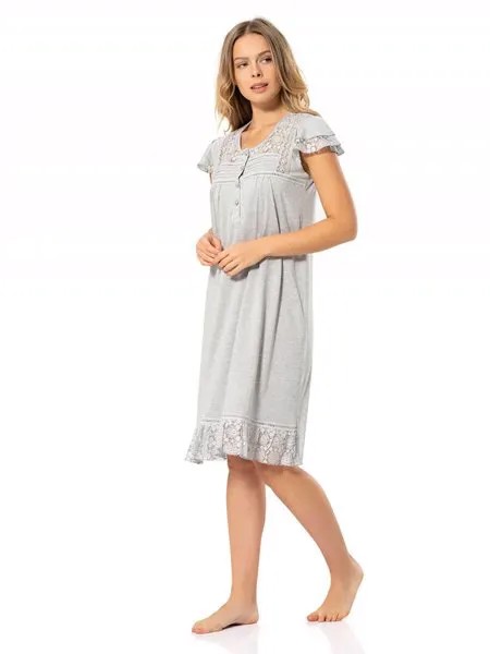 Ночная сорочка женская Turen 3284 серая XL