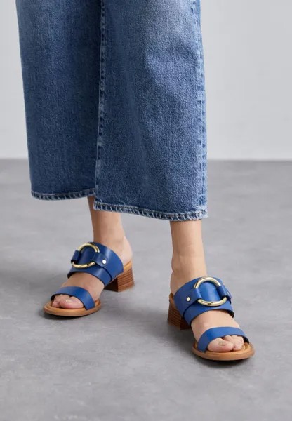 Тапочки Hana See by Chloé, цвет medium blue