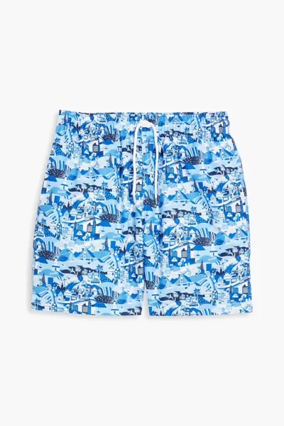 Плавки-шорты средней длины Maui с принтом Derek Rose, синий