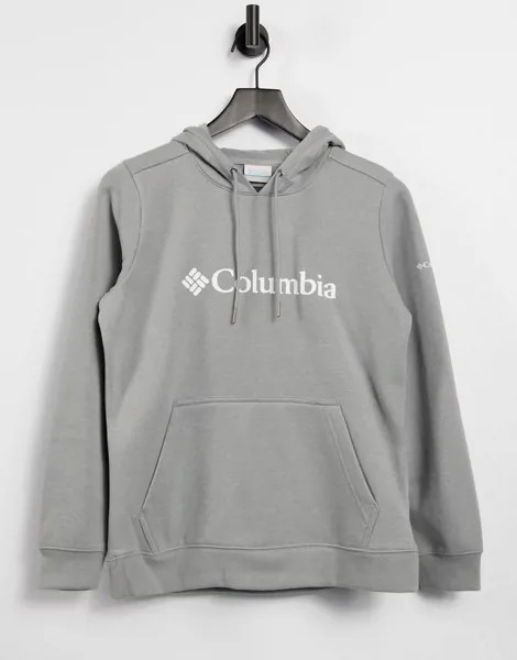 Худи серого цвета с логотипом Columbia-Серый