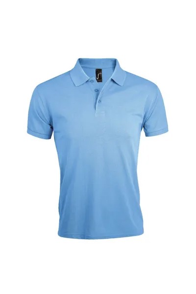Однотонная рубашка-поло с короткими рукавами Prime Pique SOL'S, синий