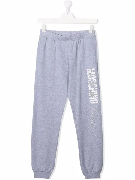 Moschino Kids спортивные брюки с логотипом