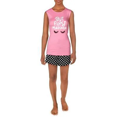 Женский комплект YMI из 2 предметов: шорты с принтом и пижамная майка для дома