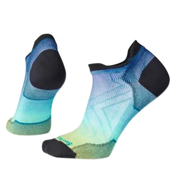 Носки Smartwool Run Zero Cushion Ombre Print Low Ankle, синий