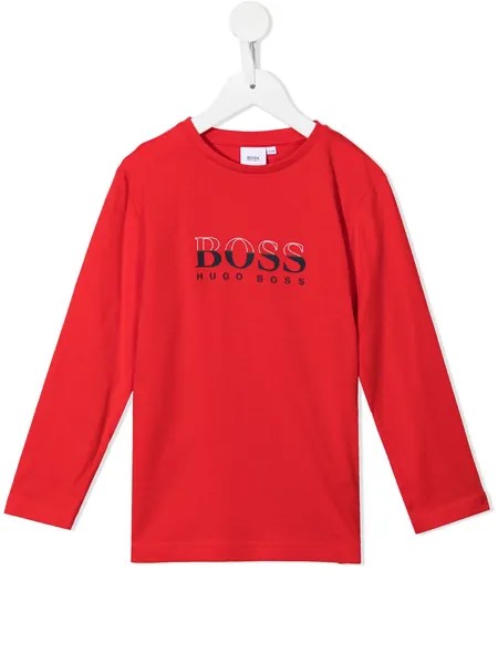 BOSS Kidswear футболка с логотипом