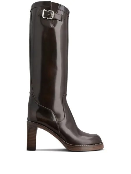 Tod's кожаные ботинки, коричневый