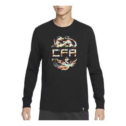 Футболка Nike CFA Long Sleeve T-Shirt 'Black', черный