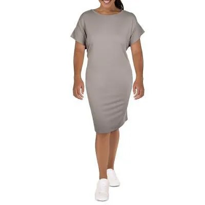 Женское платье-футболка Eileen Fisher с круглым вырезом и длиной до колена плюс BHFO 8046