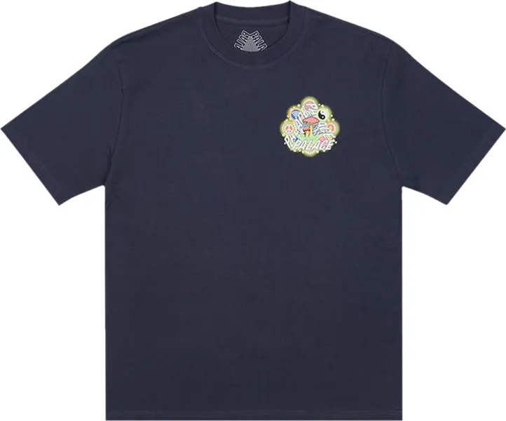 Футболка Palace Bun 5G T-Shirt 'Navy', синий